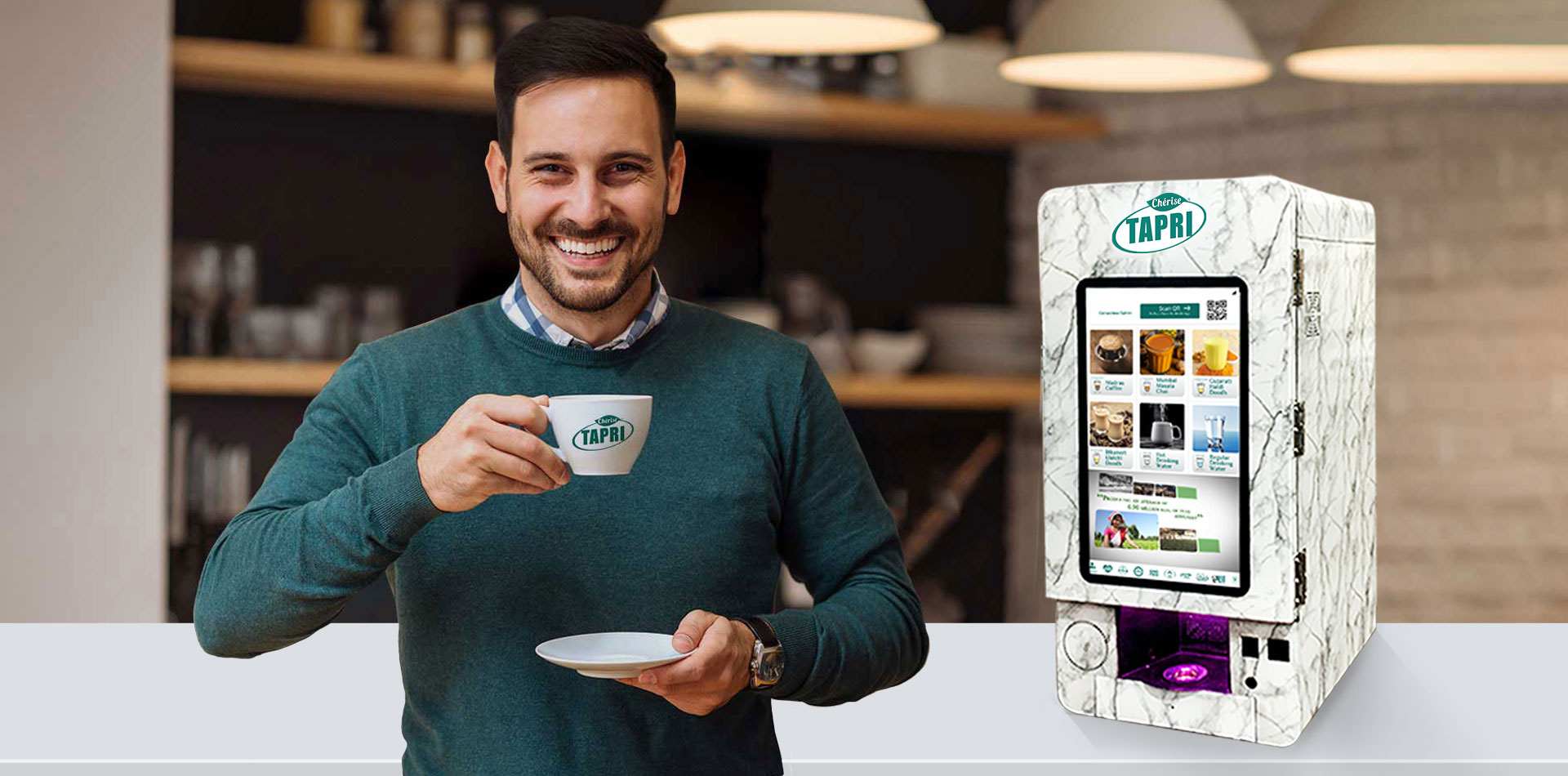 Tea coffee vending machine with Multiple Features